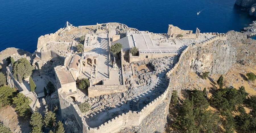 Rhodes: Acropolis of Lindos Entry Ticket with Audio Guide - The climb to the Temple of Athena Lindia