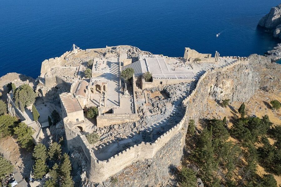 Rhodes: Acropolis of Lindos Entry Ticket with Audio Guide - Entering the site and getting your phone ready