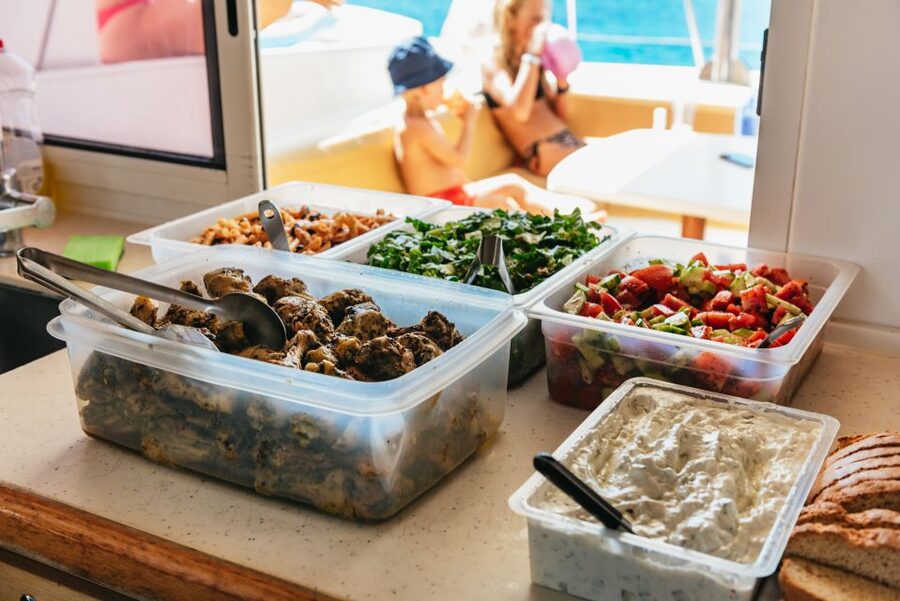 Rhodes: All-Inclusive Catamaran Cruise with Lunch and Drinks - Ladiko Bay and the clearest water of the day