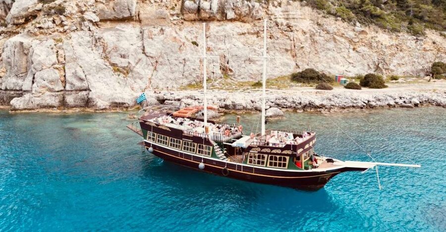 Rhodes: All Inclusive Day Cruise with BBQ & Unlimited Drinks - Choosing between the lower deck and bean bags