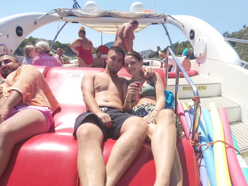 Rhodes: Beach Cruise with Swimming, Meal, & Unlimited Drinks - Booking details that matter