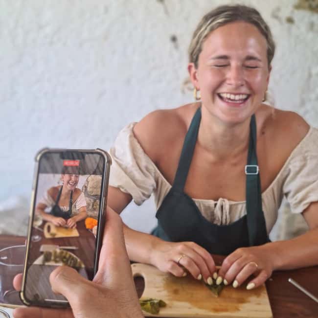 Rhodes: Cooking Class & Lunch at a Traditional Farmhouse - The dishes and the Rhodian table