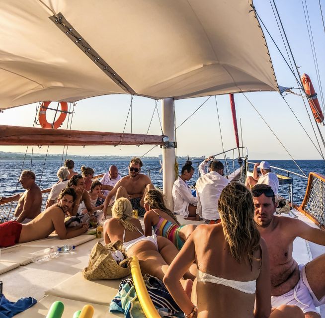 Rhodes: Cruise with 3 Stops, Lunch and Unlimited Drinks - At a glance