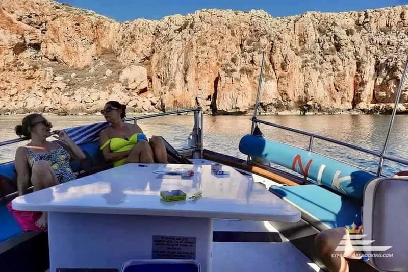 Rhodes: Cruise with 4 Swim Stops, Lunch, Drinks & Transfers - Four Rhodes bays, one easy half-day