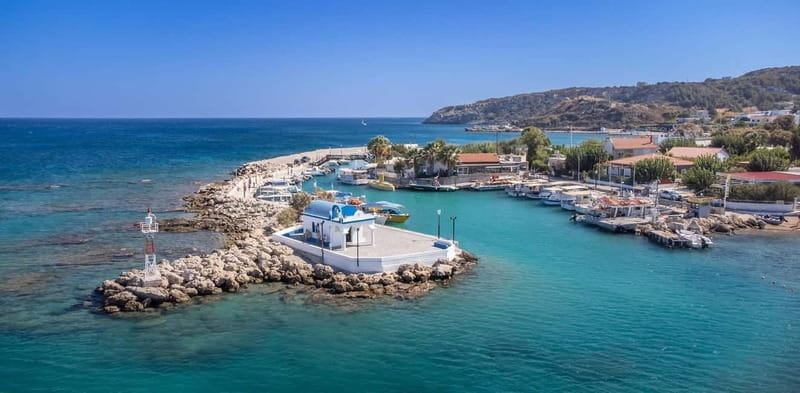 Rhodes: Cruise with 4 Swim Stops, Lunch, Drinks & Transfers - The Traganou Caves bring the most unusual swim
