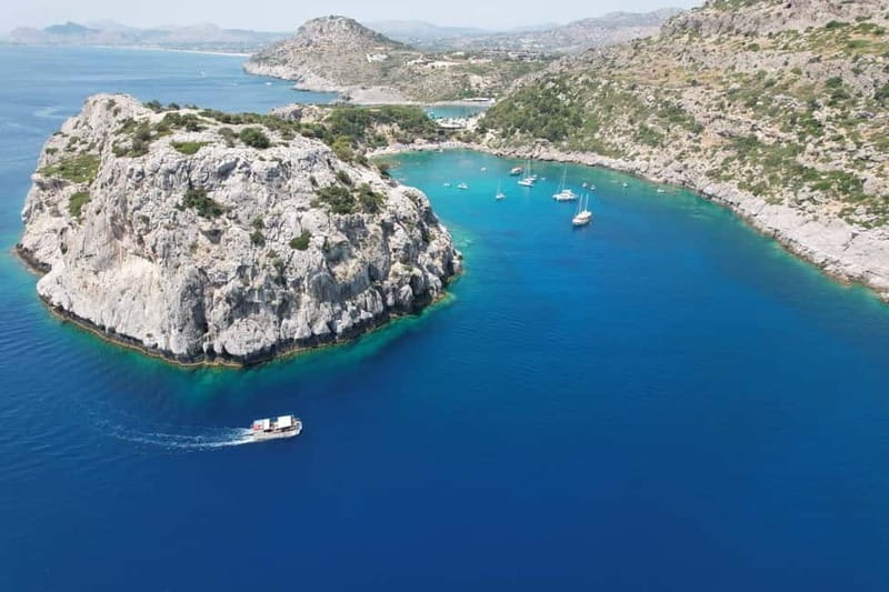 Rhodes: Cruise with 4 Swim Stops, Lunch, Drinks & Transfers - Lunch and the open-bar question