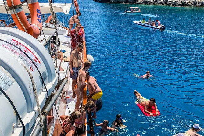 Rhodes Day Cruise (with lunch & unlimited drinks) 5,5 Hours - Kallithea Springs: a final clear-water stop