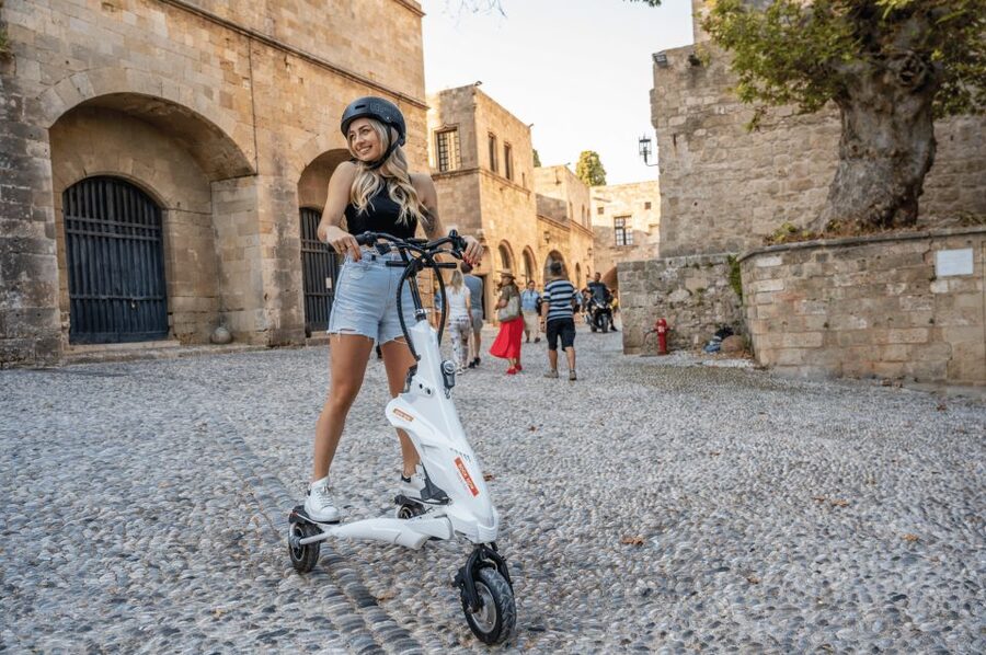Rhodes: Explore the New and Medieval City on Trikkes - The Archaeological Museum, churches, and mosques