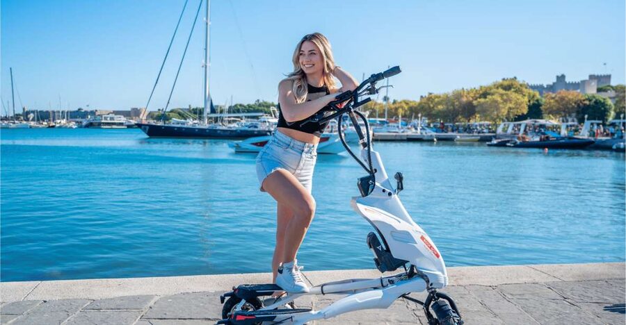 Rhodes: Explore the New and Medieval City on Trikkes - Mandraki Harbor, deer, windmills, and Saint Nicholas Fortress