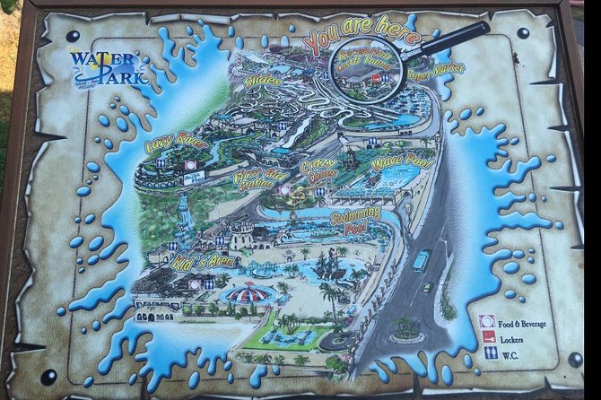 Rhodes Faliraki Water Park Admission Ticket - Food is convenient, but keep expectations modest