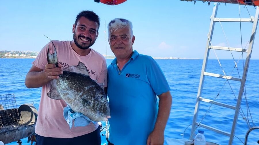 Rhodes: Fishing Trip, Snorkelling, BBQ, & Professional Guide - Two hours of ground fishing near the seabed