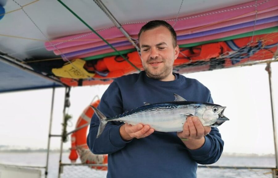 Rhodes: Fishing Trip, Snorkelling, BBQ, & Professional Guide - The first hour: trolling along the Rhodes coast