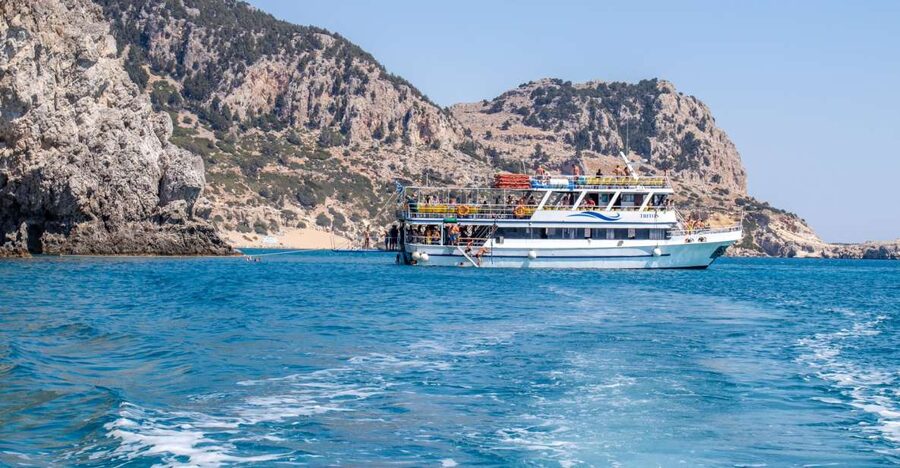 Rhodes: Full Day East Coast Bay to Bay Boat Trip with Lunch - What this Rhodes boat day really offers