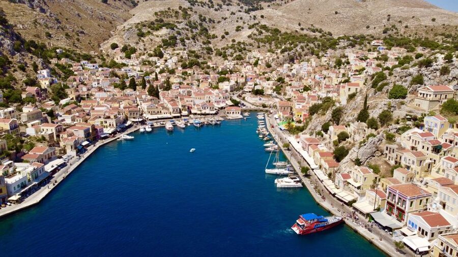 Rhodes: High-Speed Boat to Symi Island and St George's Bay - Making the most of three hours on the island