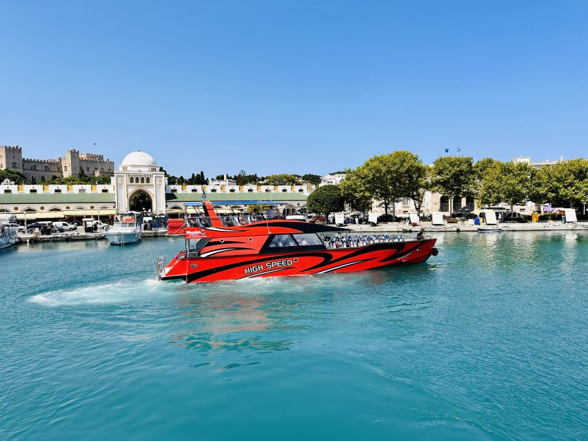 Rhodes: High Speed Boat Trip to Lindos - Why the boat beats the road to Lindos