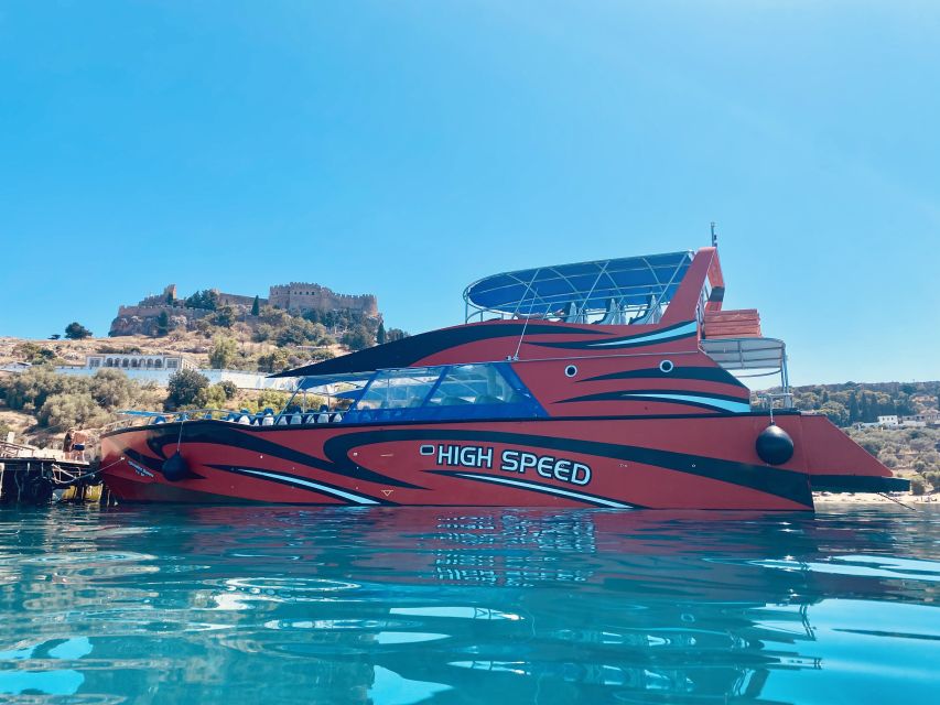 Rhodes: High Speed Boat Trip to Lindos - Wandering Lindos’ whitewashed lanes