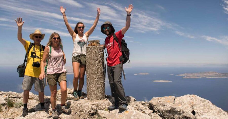 Rhodes: Hiking Tour to the Summit of Akramitis with Photos - The rocky ascent requires steady feet