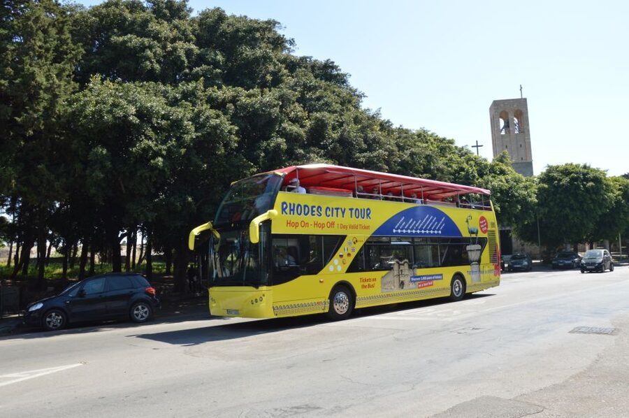 Rhodes: Hop-On Hop-Off City Tour Bus - The Old Town and the Palace of the Grand Master
