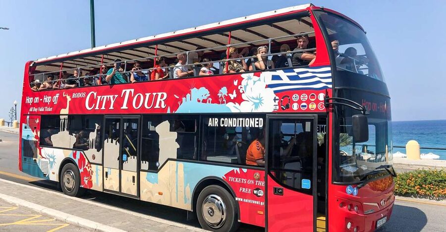 Rhodes: Hop-On Hop-Off Sightseeing Bus Tour - What this Rhodes bus tour actually does