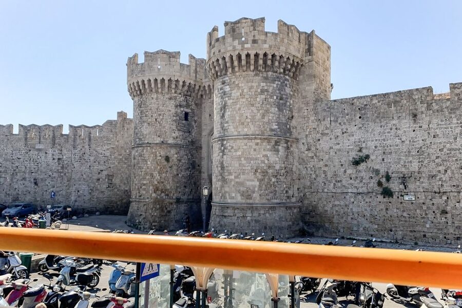 Rhodes: Hop-On Hop-Off Sightseeing Bus Tour - Entering Old Town and the Grand Master’s Palace