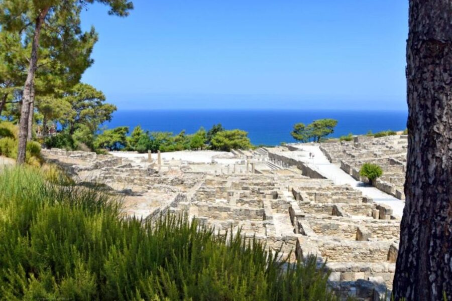 Rhodes: Kamiros, Embona, Mt. Profitis Ilias & Kallithea Tour - Kritinia Castle and the Aegean from above
