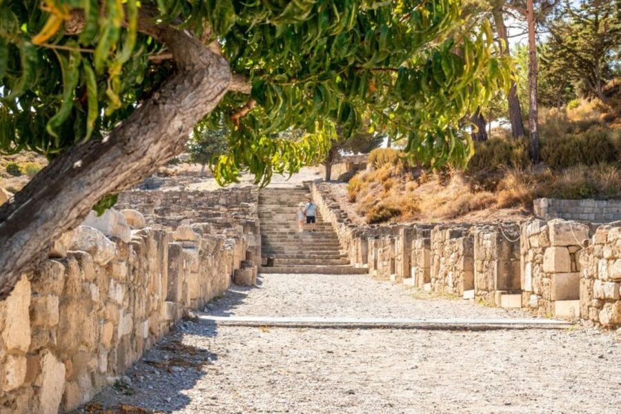 Rhodes: Kamiros, Embona, Mt. Profitis Ilias & Kallithea Tour - Embona: wine, olive oil, and a flexible lunch