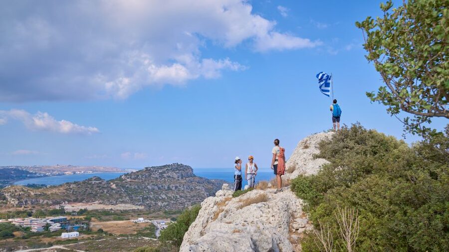 Rhodes: Ladiko Bay Rock Climbing and Rappelling Experience - Meeting the guides at Ladiko