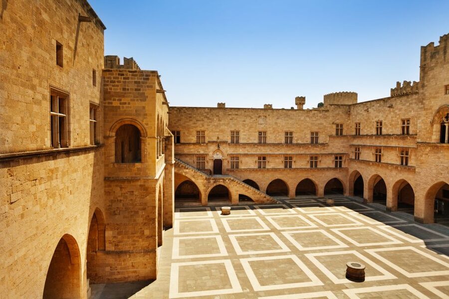 Rhodes: Palace of the Grand Master E-Ticket & Audio Tour - Entering the Palace through the monumental gate