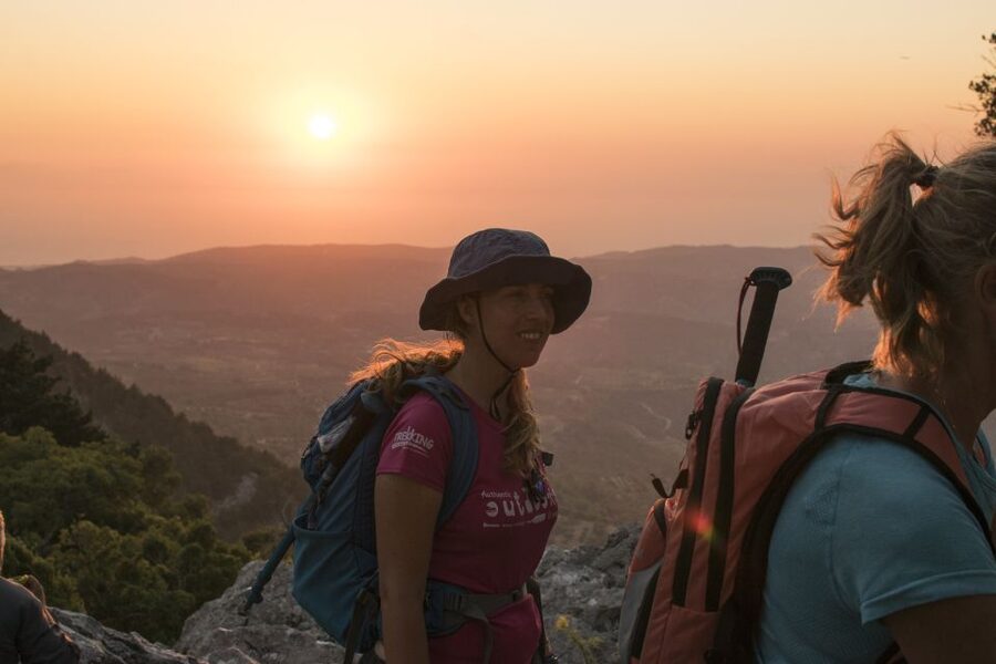 Rhodes: Profitis Ilias Guided Sunset Hike - The 1.5-hour climb through ilex, pine, and olive trees