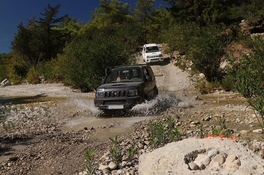 Rhodes: Self-Drive 4x4 Safari Tour with North Pickup - The first viewpoints and Rhodes’ mountain roads