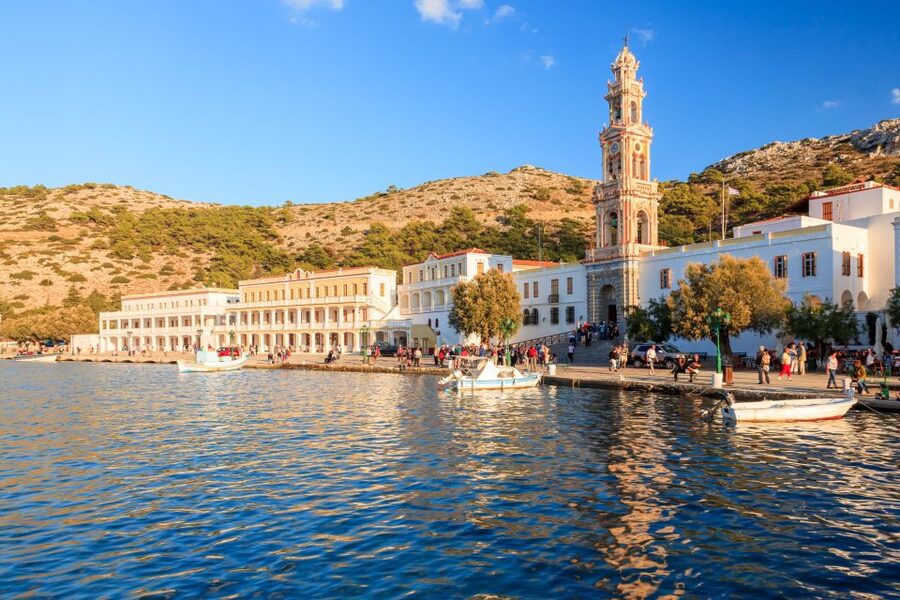 Rhodes: Speedboat trip to Symi Town and Panormitis Monastery - Forty-five minutes at Panormitis Monastery