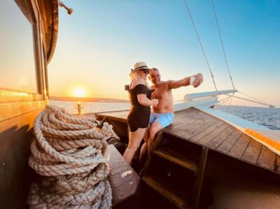 Sunset Cruise with Greek BBQ and Unlimited Drinks
