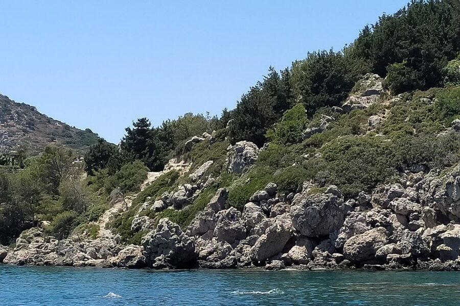 Rhodes Town: Anthony Quinn, Kalithea & Afandou Boat Cruise - Kallithea for the final look beneath the surface