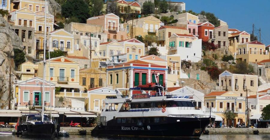 Rhodes Town: Boat Trip to Symi Island and St Marina Bay - St Marina Bay: a 30-minute swim stop