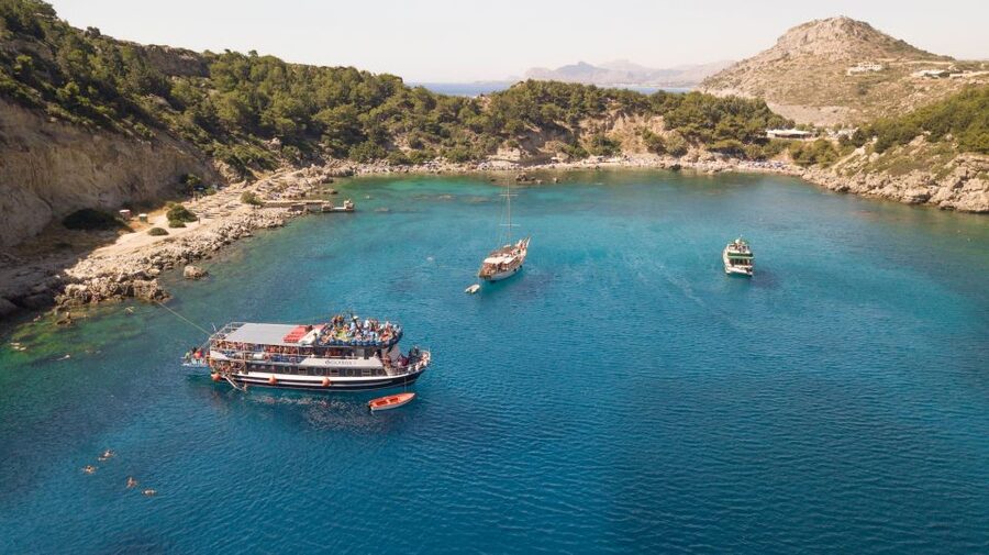 Rhodes Town: Scenic Cruise to Lindos with Swim Stops - Is $50.82 good value?