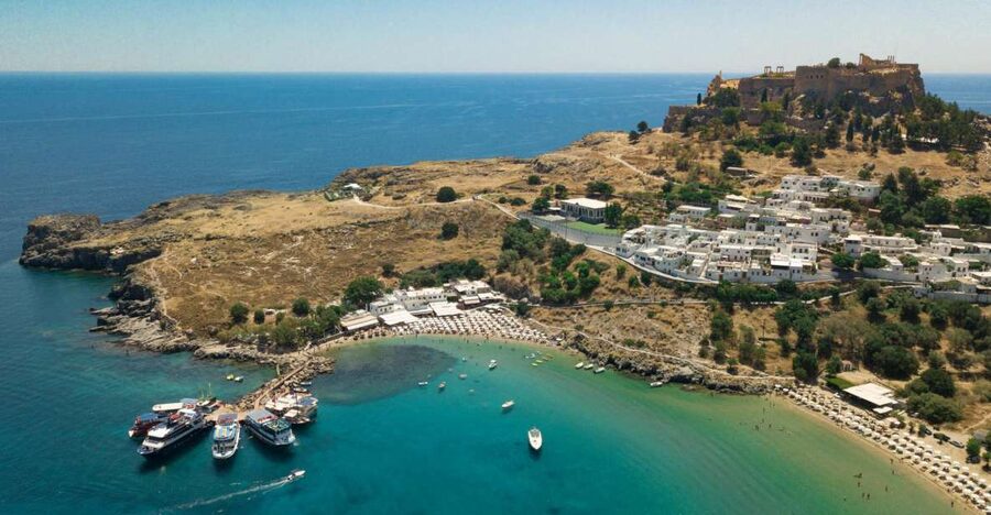 Rhodes Town: Scenic Cruise to Lindos with Swim Stops - Getting from your hotel to Mandraki Port