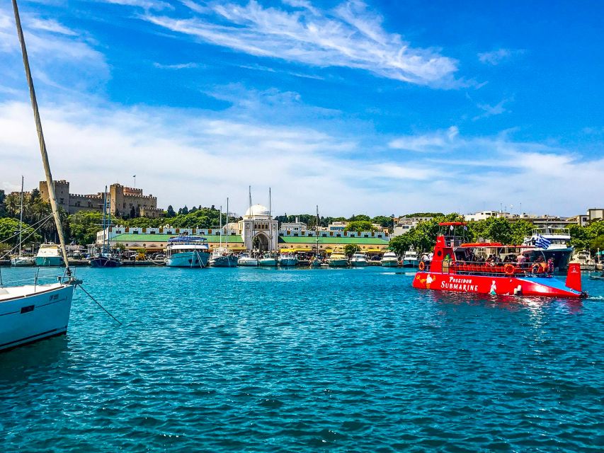 Rhodes Town: Submarine Cruise with Underwater Views - The cabin, deck, and crowding question