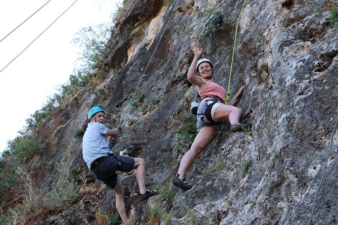 Rock Climbing at Kardamili- West Mani - What happens during the three-hour session