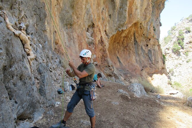 Rock Climbing with a Guide in Chania Therisos Gorge - Choosing between 4a and 8a routes