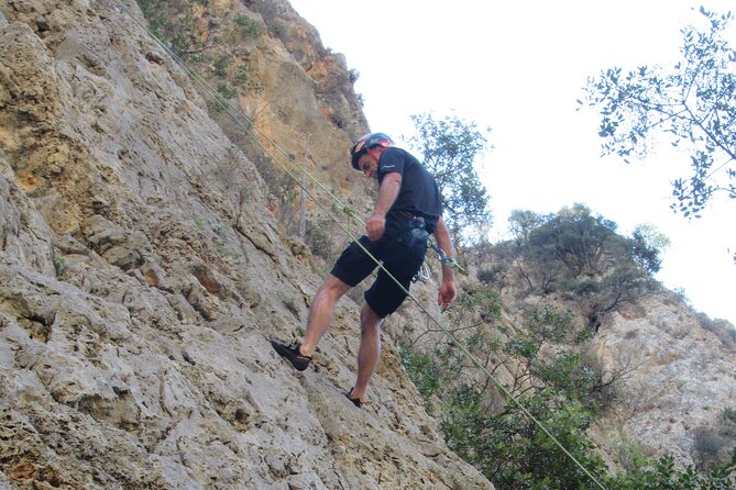 Rock Climbing with a Guide in Chania Therisos Gorge - Breaks, snacks, and the Therisos tavernas