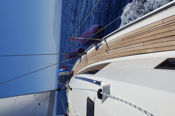 Sailing to Dia Island with lunch on Bavaria 51 Heraklion, Crete - Leaving Heraklion for Dia Island