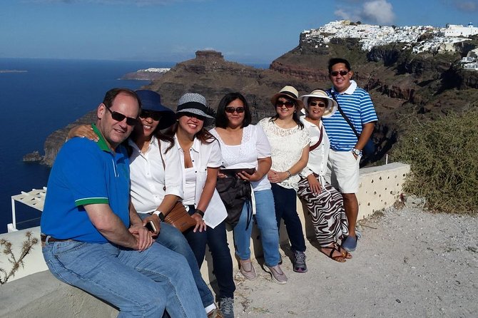 Santorini 8-Hour Private Tour with Hotel & Cruise Port Pickup - Perissa brings black sand and free time