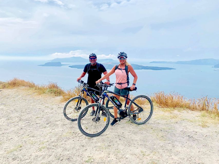 Santorini: Around the Island by Electric Bike - What the small group and guide add