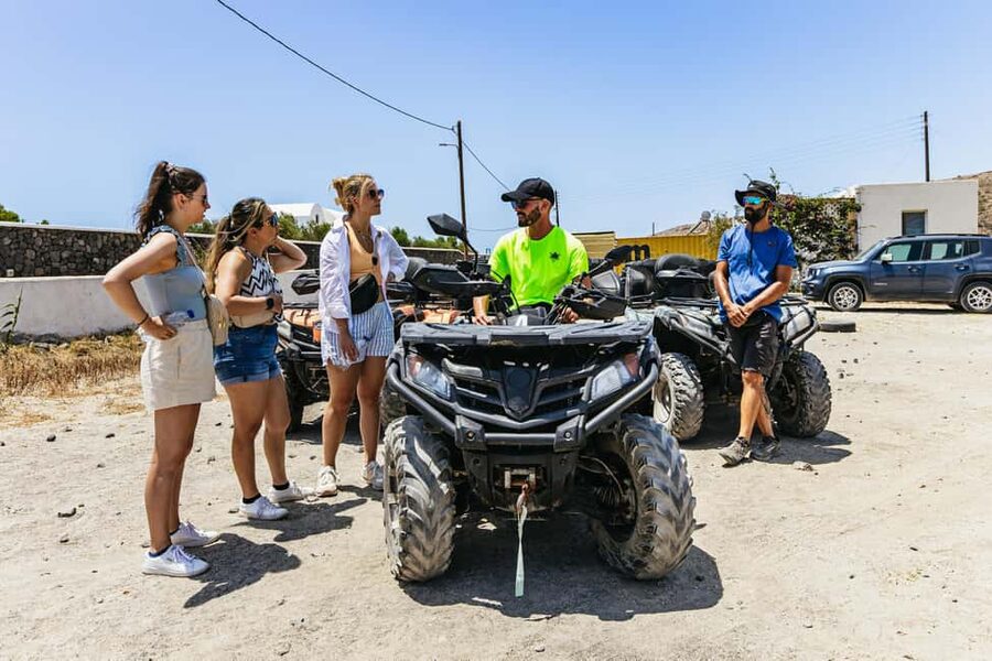 Santorini: ATV Quad Bike Tour with Lunch - Emporio’s windmills and the quieter side of Santorini