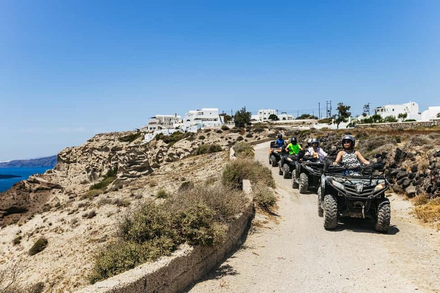 Santorini: ATV Quad Bike Tour with Lunch - Caldera views and the Heart of Santorini