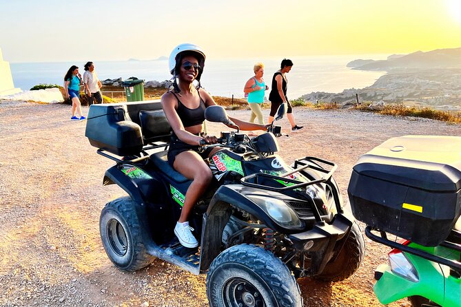 Santorini ATV-Quad Experience: Off-Road Adventure & Hotel Pickup - Hotel pickup, licenses, and the small print