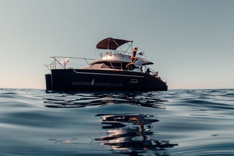 Santorini: Caldera Private Power Catamaran Cruise - Key points to know before booking