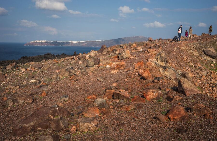 Santorini Caldera: Sunset Cruise with Dinner - A four-hour evening built around Santorini’s caldera