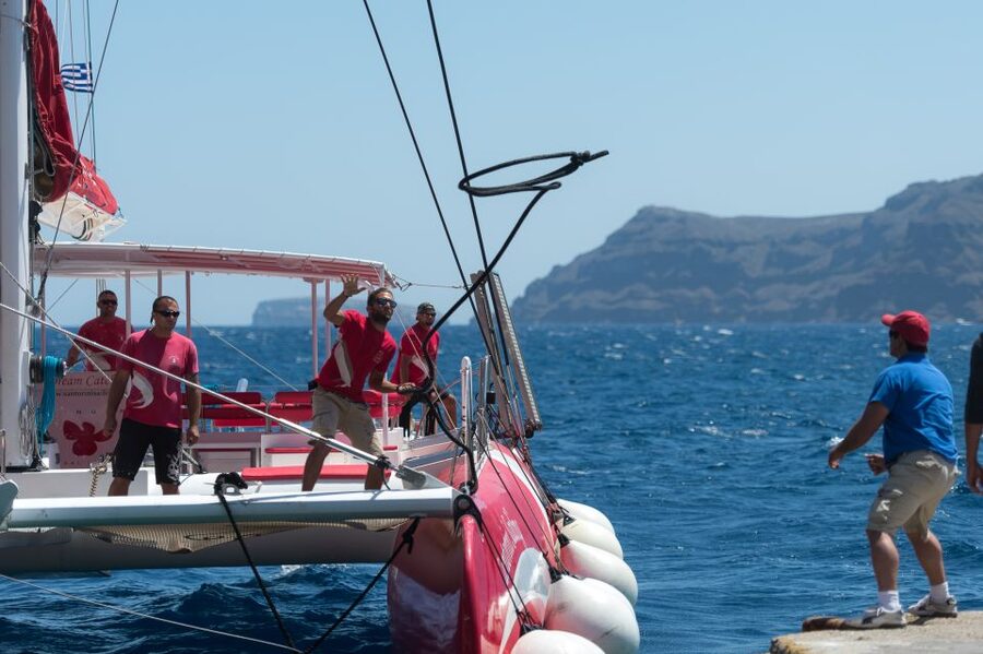 Santorini: Dream Catcher 5-hour Sailing Trip in the Caldera - Practical details that affect your choice