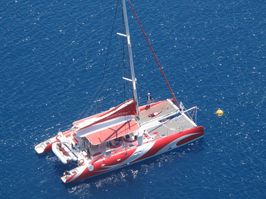 Santorini: Dream Catcher 5-hour Sailing Trip in the Caldera - From Vlihada Marina to Akrotiri’s beaches